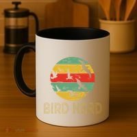 Retro Birding Bird Watching Nerd Funny Bird Watcher Coffee Mug thumb 4