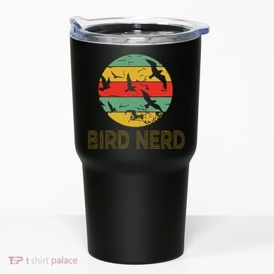 Retro Birding Bird Watching Nerd Funny Bird Watcher Tumbler