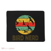 Retro Birding Bird Watching Nerd Funny Bird Watcher Mousepad thumb 0