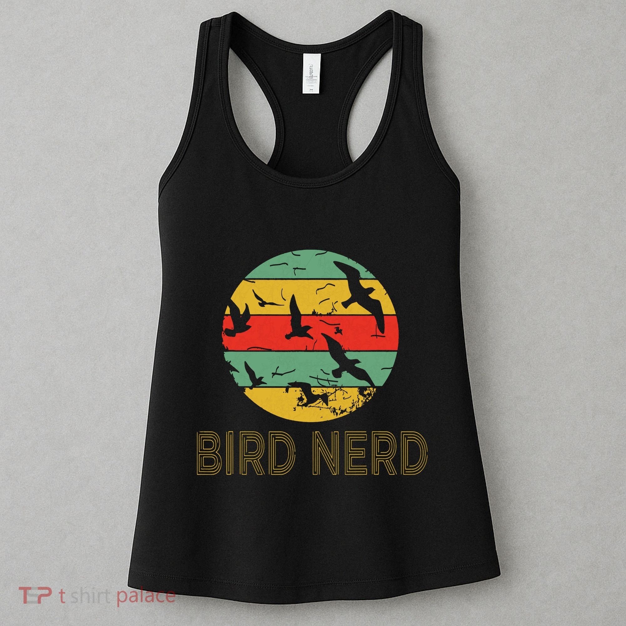 Retro Birding Bird Watching Nerd Funny Bird Watcher Women's Tank Top