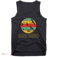 Retro Birding Bird Watching Nerd Funny Bird Watcher Tank Top thumb 0
