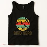 Retro Birding Bird Watching Nerd Funny Bird Watcher Tank Top thumb 2