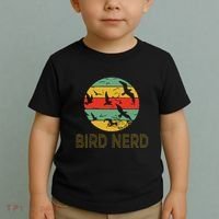 Retro Birding Bird Watching Nerd Funny Bird Watcher Toddler T-Shirt thumb 2
