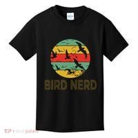 Retro Birding Bird Watching Nerd Funny Bird Watcher Kids T-Shirt thumb 0
