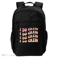 Retro Batch Bachelorette Party Outfit Cute I Do Crew Backpack thumb 0