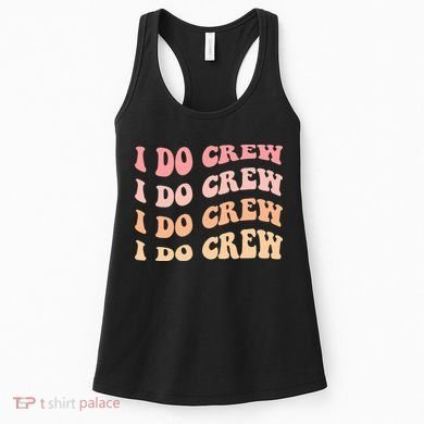 Retro Batch Bachelorette Party Outfit Cute I Do Crew Women's Tank Top