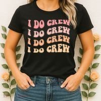 Retro Batch Bachelorette Party Outfit Cute I Do Crew Women's T-Shirt thumb 2