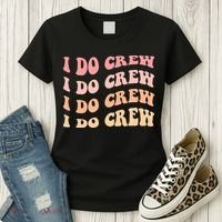 Retro Batch Bachelorette Party Outfit Cute I Do Crew Women's T-Shirt thumb 3