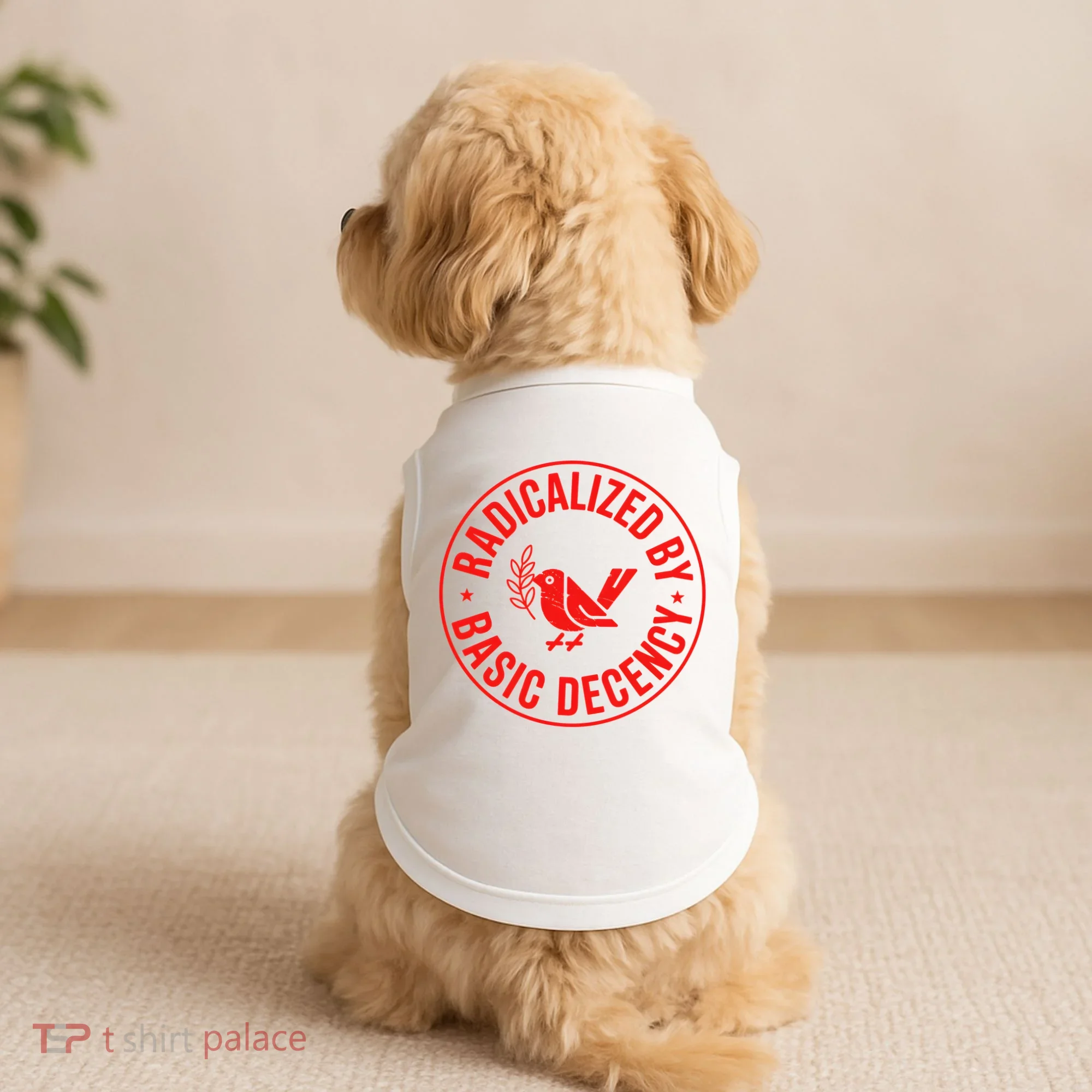 Radicalized By Basic Decency Political Activist Liberal Protester Doggie Tank