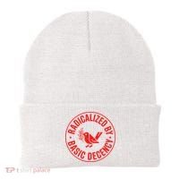 Radicalized By Basic Decency Political Activist Liberal Protester Beanie thumb 0