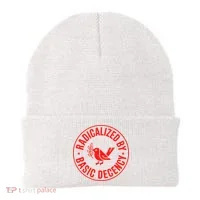 Radicalized By Basic Decency Political Activist Liberal Protester Beanie thumb 0