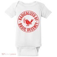 Radicalized By Basic Decency Political Activist Liberal Protester Baby Bodysuit thumb 0