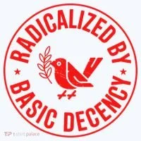 Radicalized By Basic Decency Political Activist Liberal Protester Women's Long Sleeve Shirt thumb 2