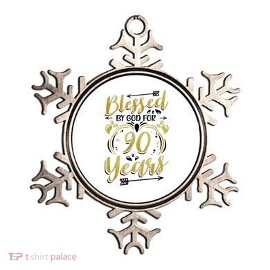 Religious Blessed By God For 90 Years Happy 90th Birthday Ornament