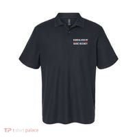 Radicalized By Basic Decency Funny Quote Polo thumb 0