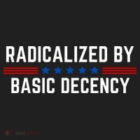 Radicalized By Basic Decency Funny Quote Golf Towel thumb 3