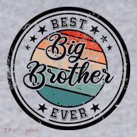 Retro Best Big Brother Ever Big Brother Women's Sweatshirt thumb 2