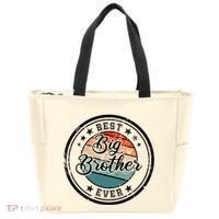 Retro Best Big Brother Ever Big Brother Tote Bag thumb 0