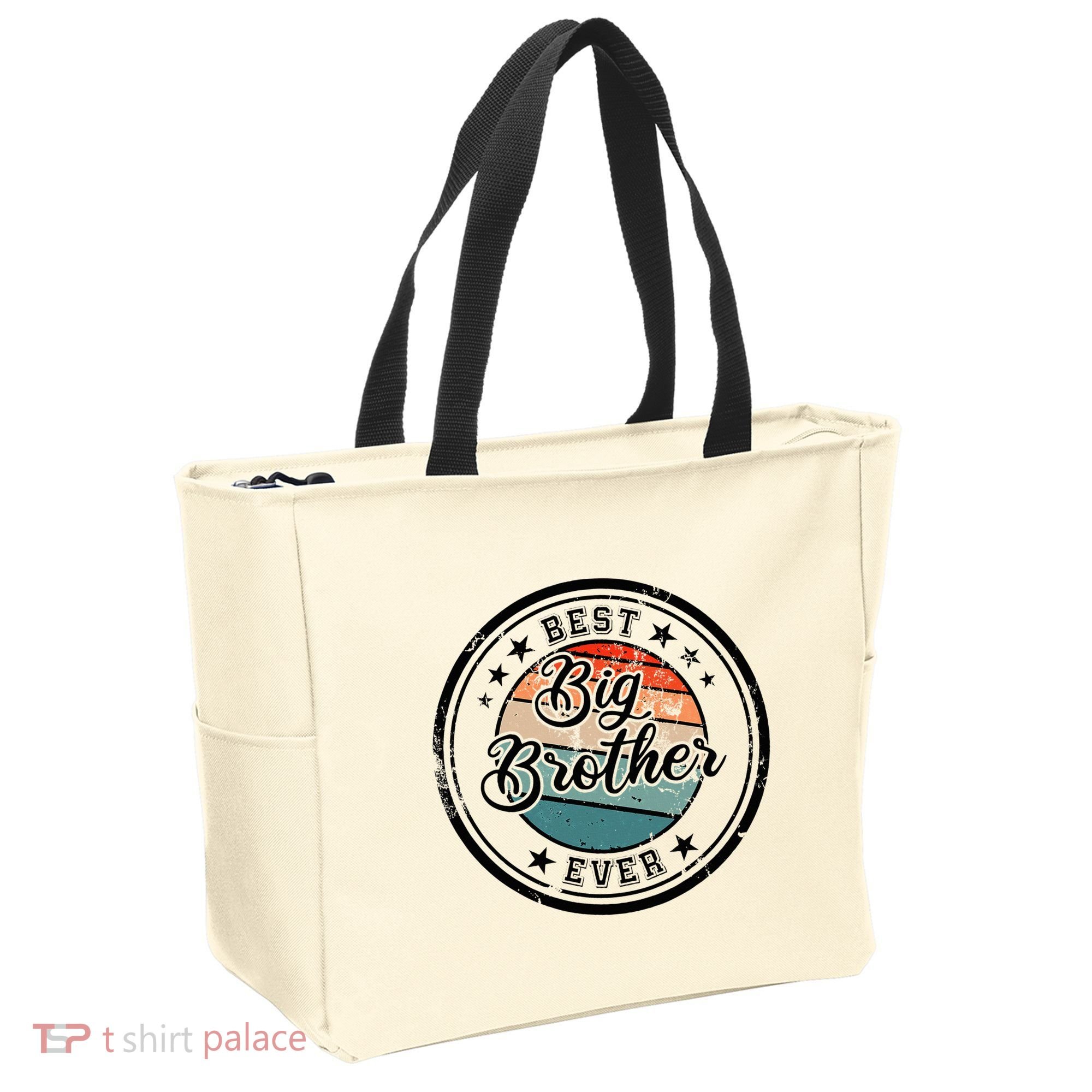 Retro Best Big Brother Ever Big Brother Tote Bag