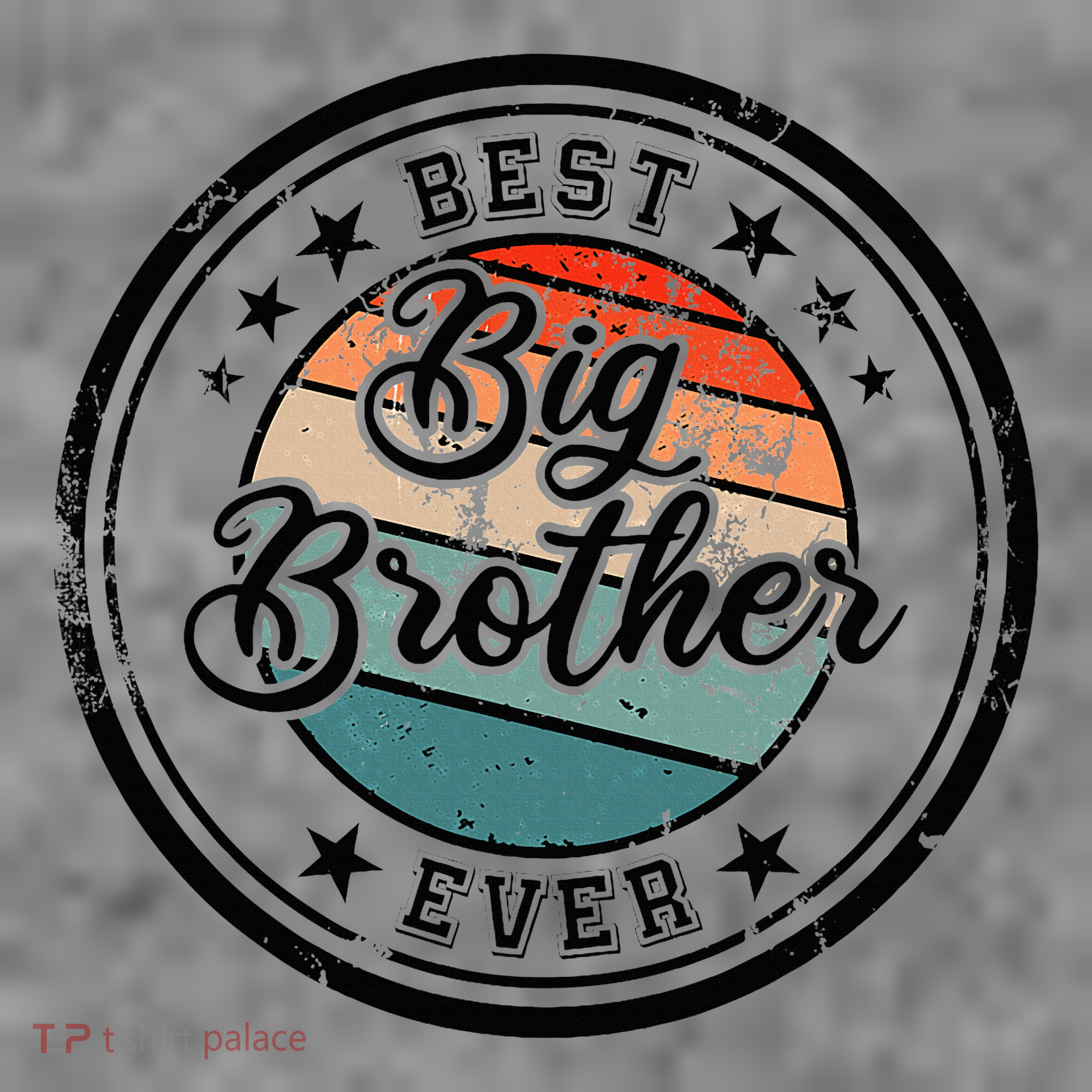 Retro Best Big Brother Ever Big Brother Toddler Hoodie