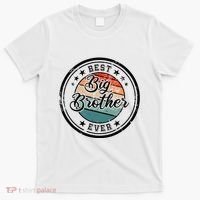 Retro Best Big Brother Ever Big Brother T-Shirt thumb 0