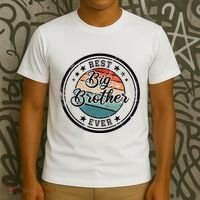 Retro Best Big Brother Ever Big Brother T-Shirt thumb 3