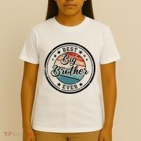 Retro Best Big Brother Ever Big Brother T-Shirt thumb 4