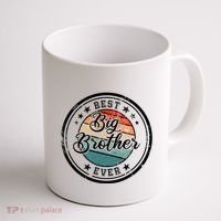 Retro Best Big Brother Ever Big Brother Coffee Mug thumb 1
