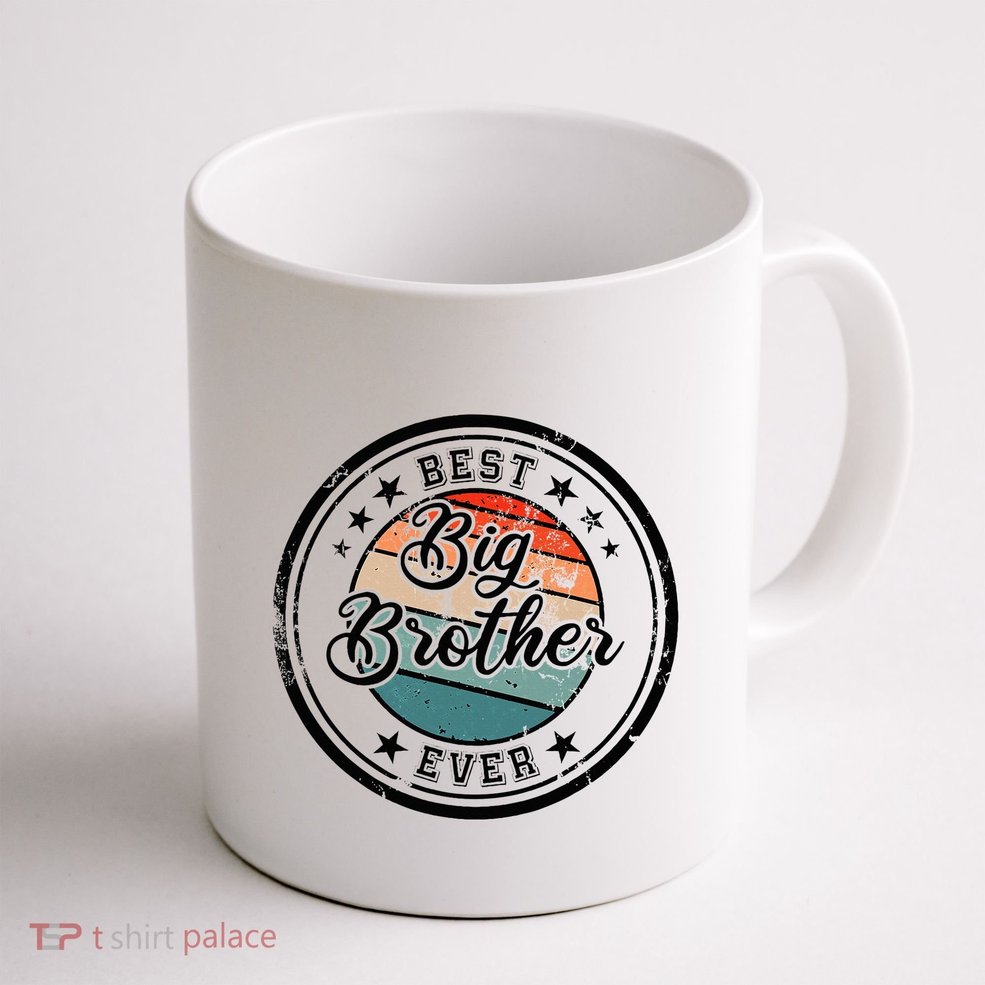 Retro Best Big Brother Ever Big Brother Coffee Mug