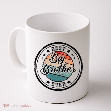 Retro Best Big Brother Ever Big Brother Coffee Mug