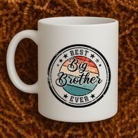 Retro Best Big Brother Ever Big Brother Coffee Mug thumb 2