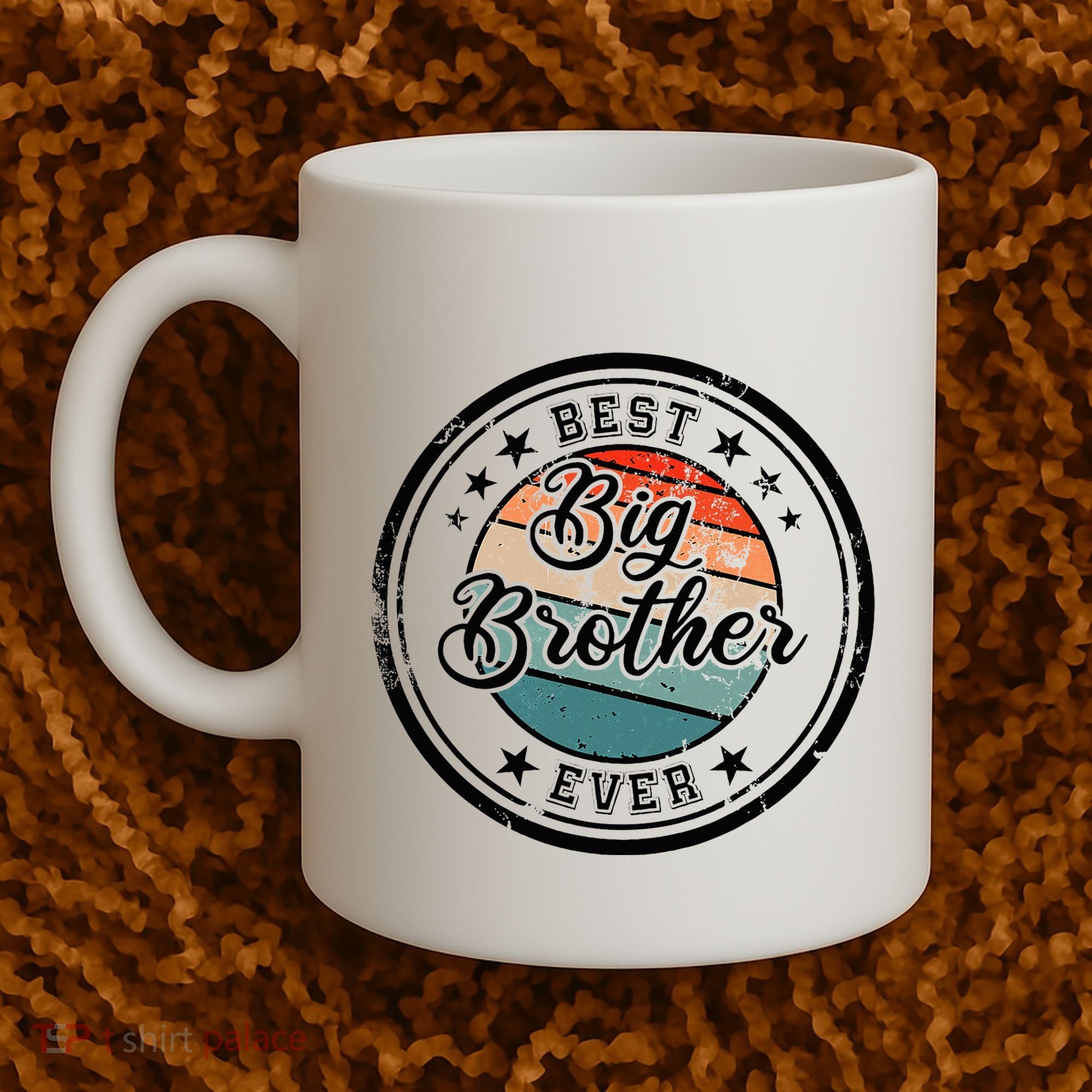 Retro Best Big Brother Ever Big Brother Coffee Mug