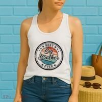 Retro Best Big Brother Ever Big Brother Women's Tank Top thumb 2