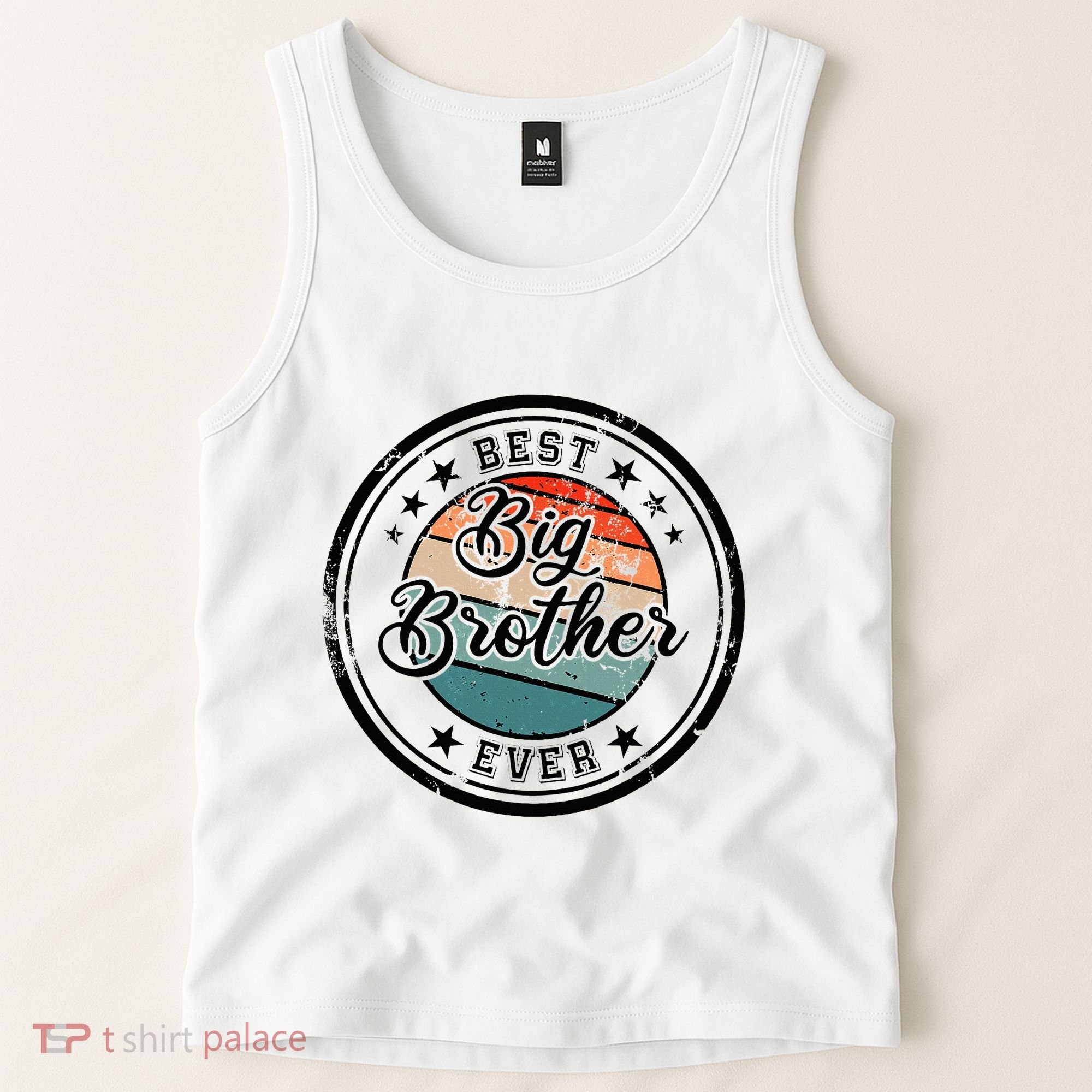Retro Best Big Brother Ever Big Brother Tank Top