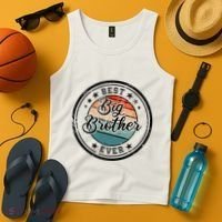 Retro Best Big Brother Ever Big Brother Tank Top thumb 4