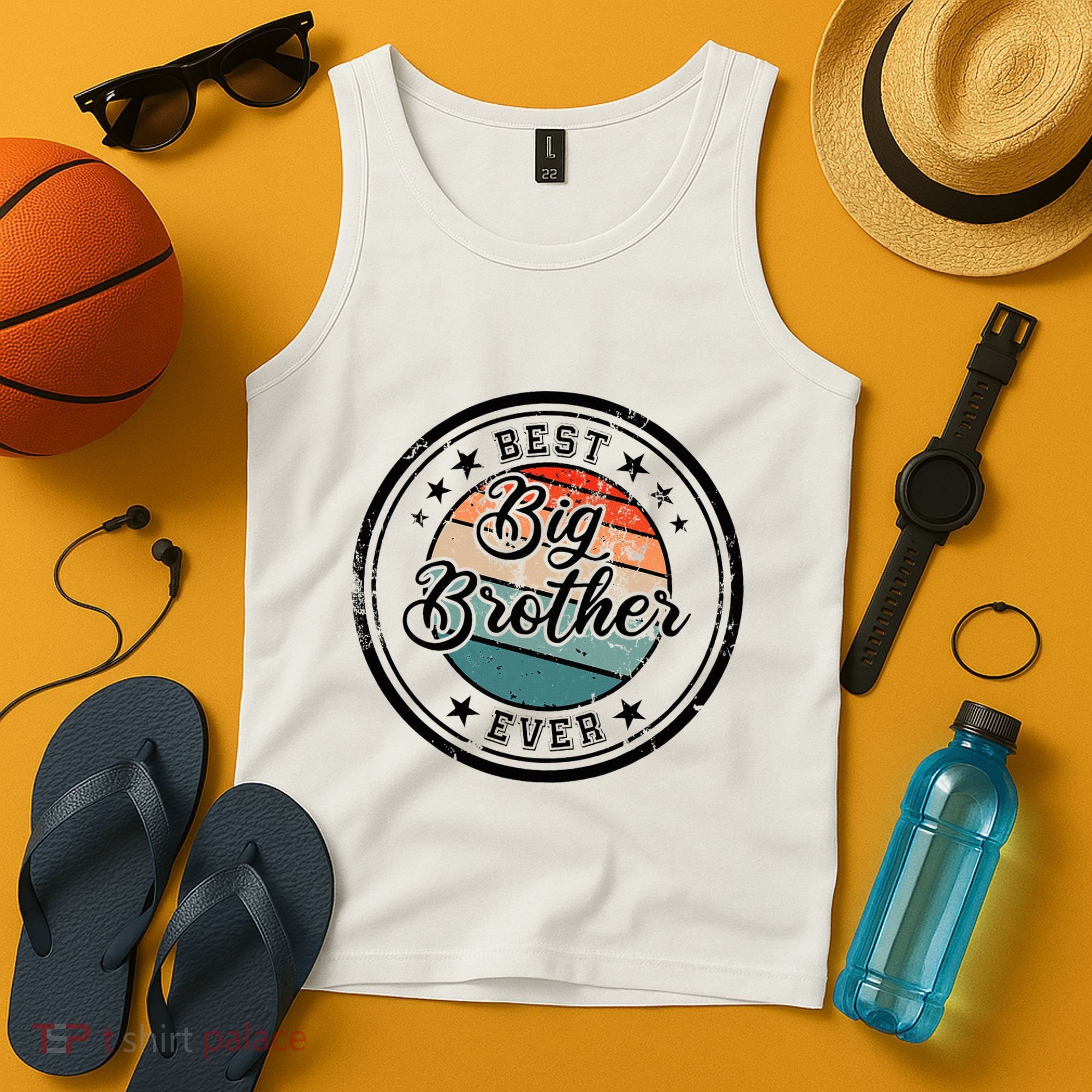 Retro Best Big Brother Ever Big Brother Tank Top