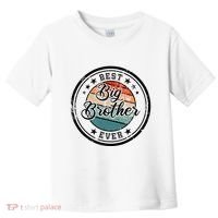 Retro Best Big Brother Ever Big Brother Toddler T-Shirt thumb 0