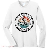 Retro Best Big Brother Ever Big Brother Women's Long Sleeve Shirt thumb 0