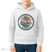 Retro Best Big Brother Ever Big Brother Kids Hoodie thumb 4