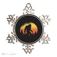 Retro Bigfoot Believer Silhouette Sasquatch Hide And Seek Ornament thumb 0