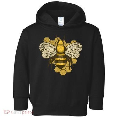 Retro Beekeeper Beekeeping Bumblebee Vintage Save The Bees Toddler Hoodie