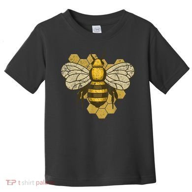Retro Beekeeper Beekeeping Bumblebee Vintage Save The Bees Toddler T-Shirt