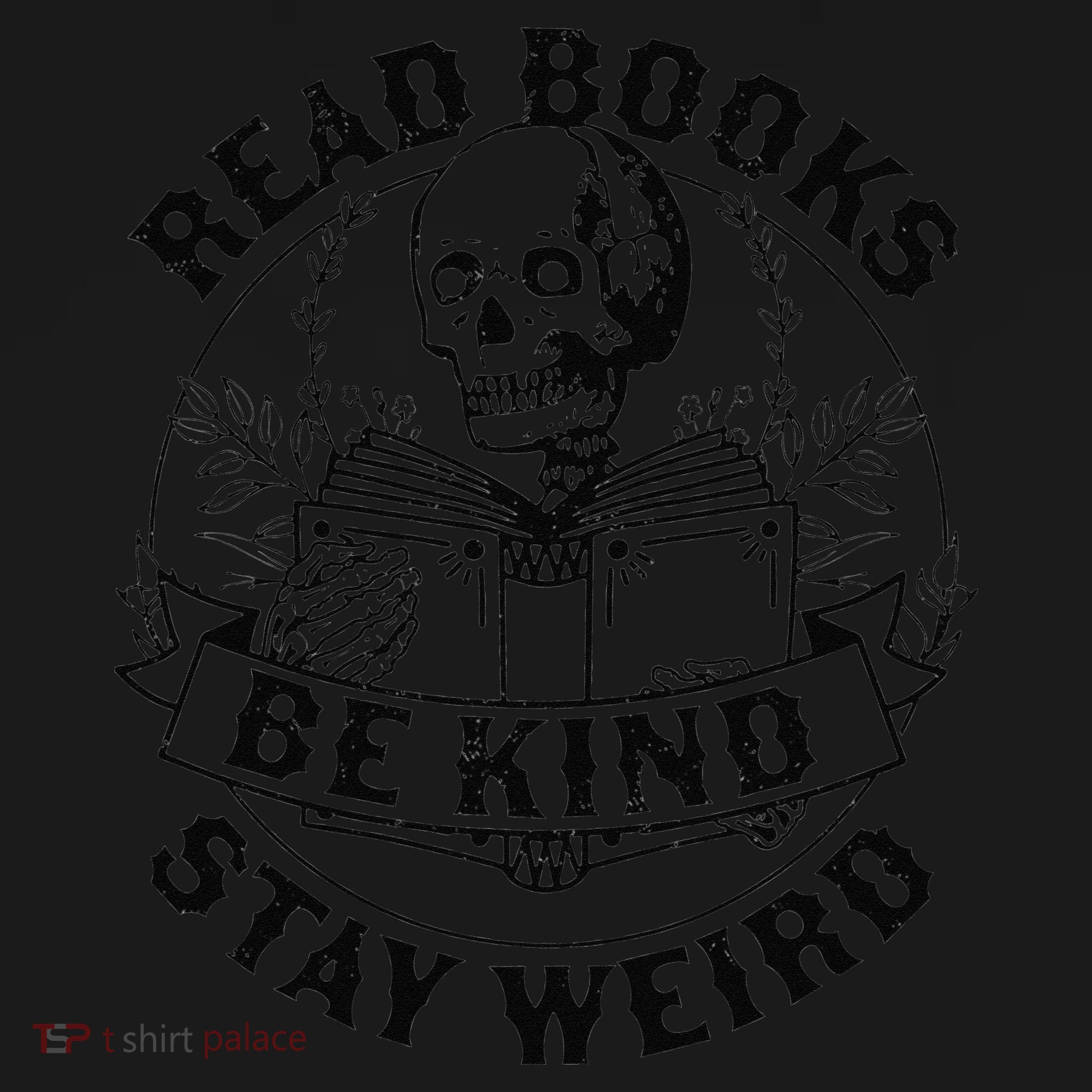 Read Books Be Kind Stay Weird Skeleton Reading Book Kids Hoodie