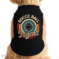 Retro Bocce Ball Legend Proud Italian Bocce Ball Gift Doggie Tank thumb 0