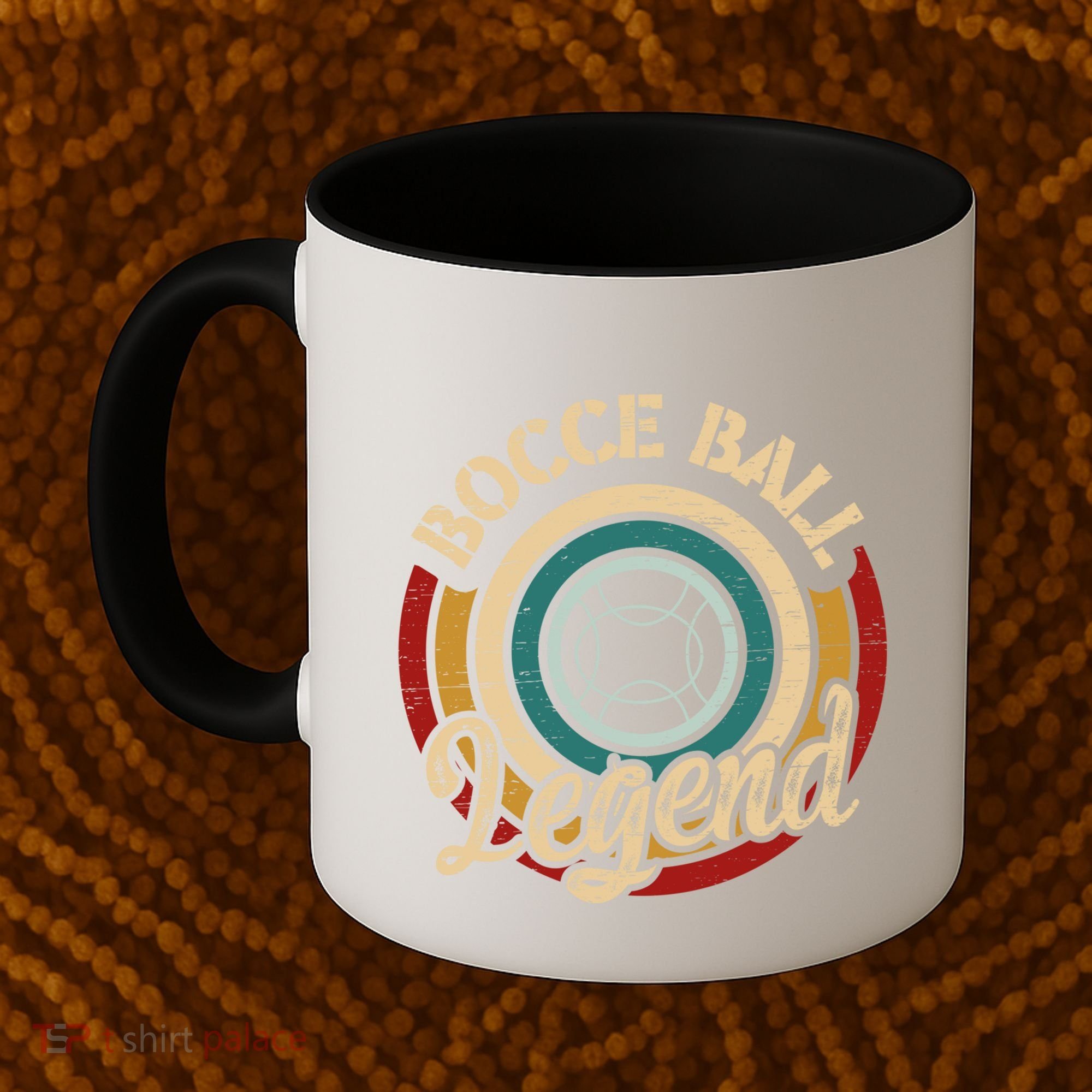 Retro Bocce Ball Legend Proud Italian Bocce Ball Gift Coffee Mug