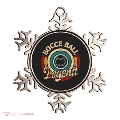 Retro Bocce Ball Legend Proud Italian Bocce Ball Gift Ornament