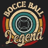 Retro Bocce Ball Legend Proud Italian Bocce Ball Gift Golf Towel thumb 3