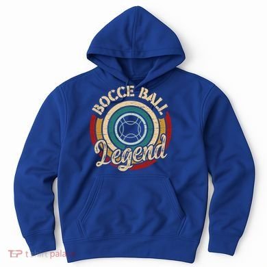Retro Bocce Ball Legend Proud Italian Bocce Ball Gift Hoodie