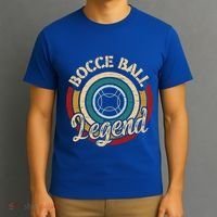 Retro Bocce Ball Legend Proud Italian Bocce Ball Gift T-Shirt thumb 3
