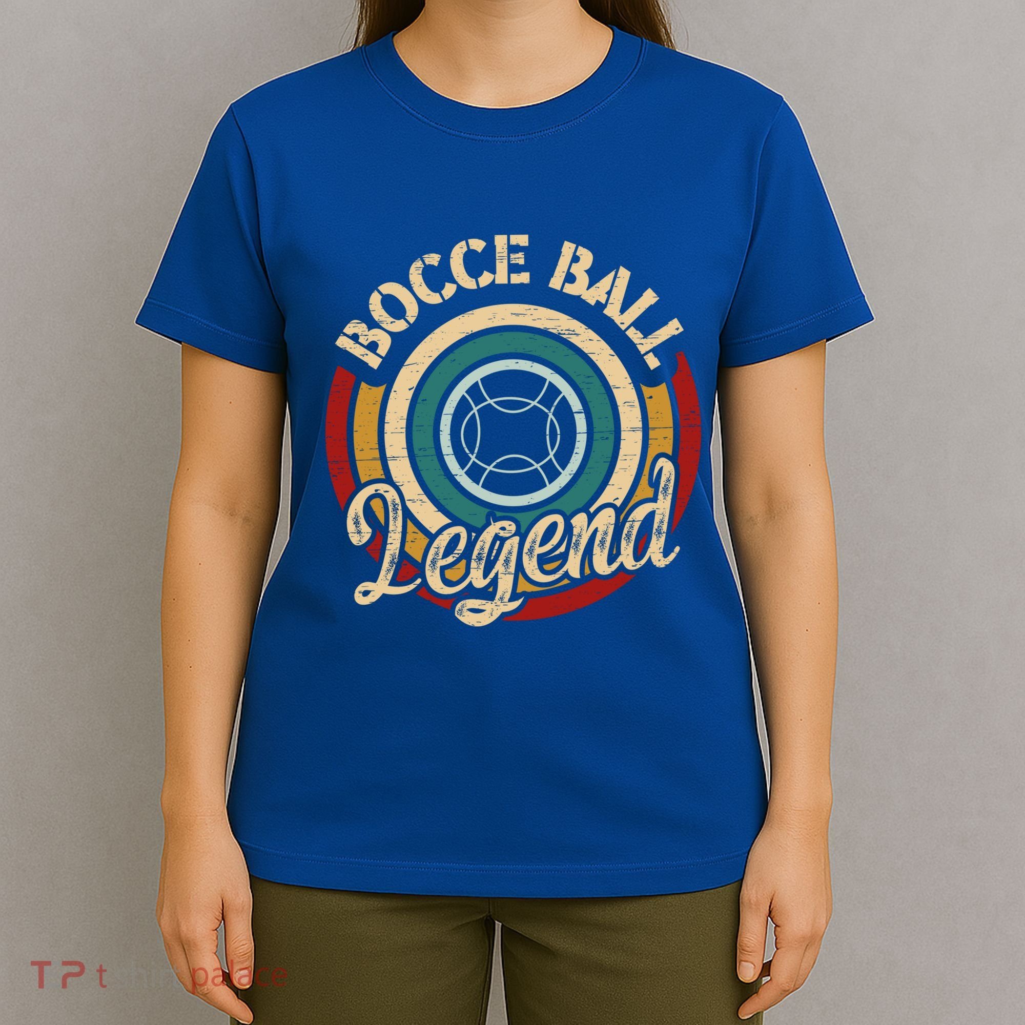 Retro Bocce Ball Legend Proud Italian Bocce Ball Gift T-Shirt